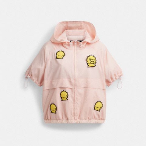 Женские куртки Coach | Brain Dead Short Sleeve Windbreaker