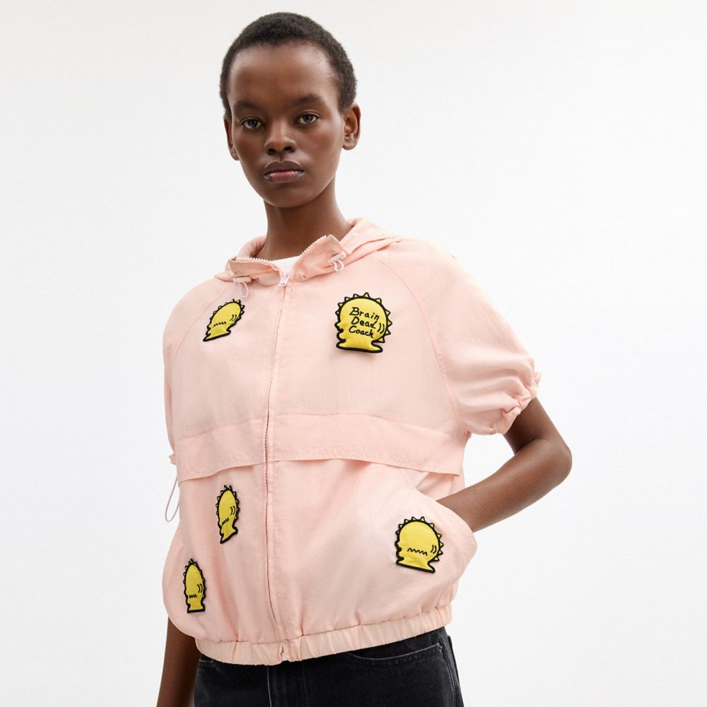 Женские куртки Coach | Brain Dead Short Sleeve Windbreaker — фото 4