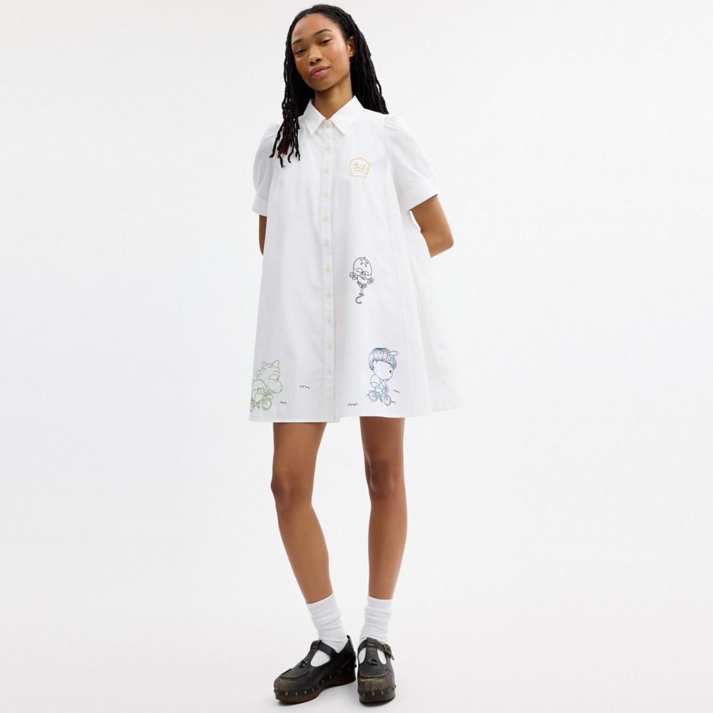 Женские платья Coach | Brain Dead Embroidered Shirt Dress — фото 2
