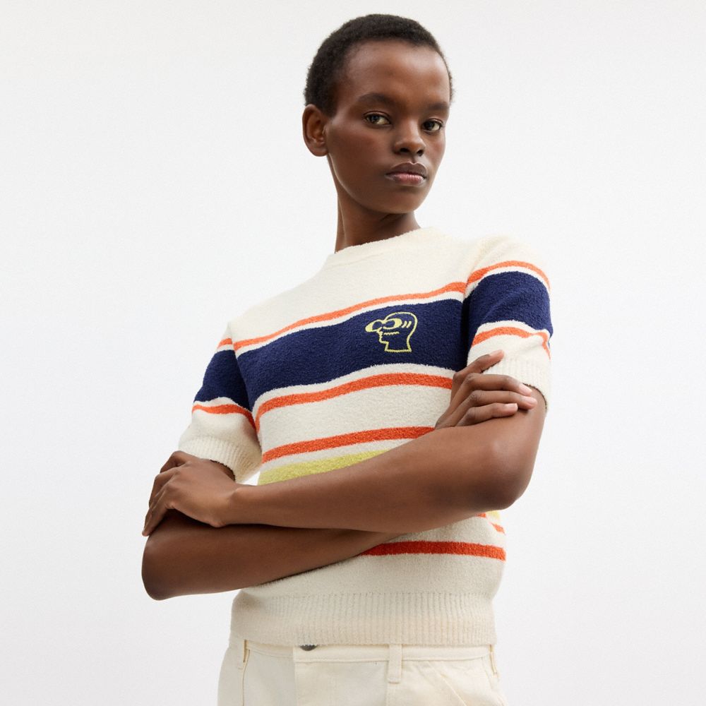 Coach | Brain Dead Striped Knit Top — фото 4