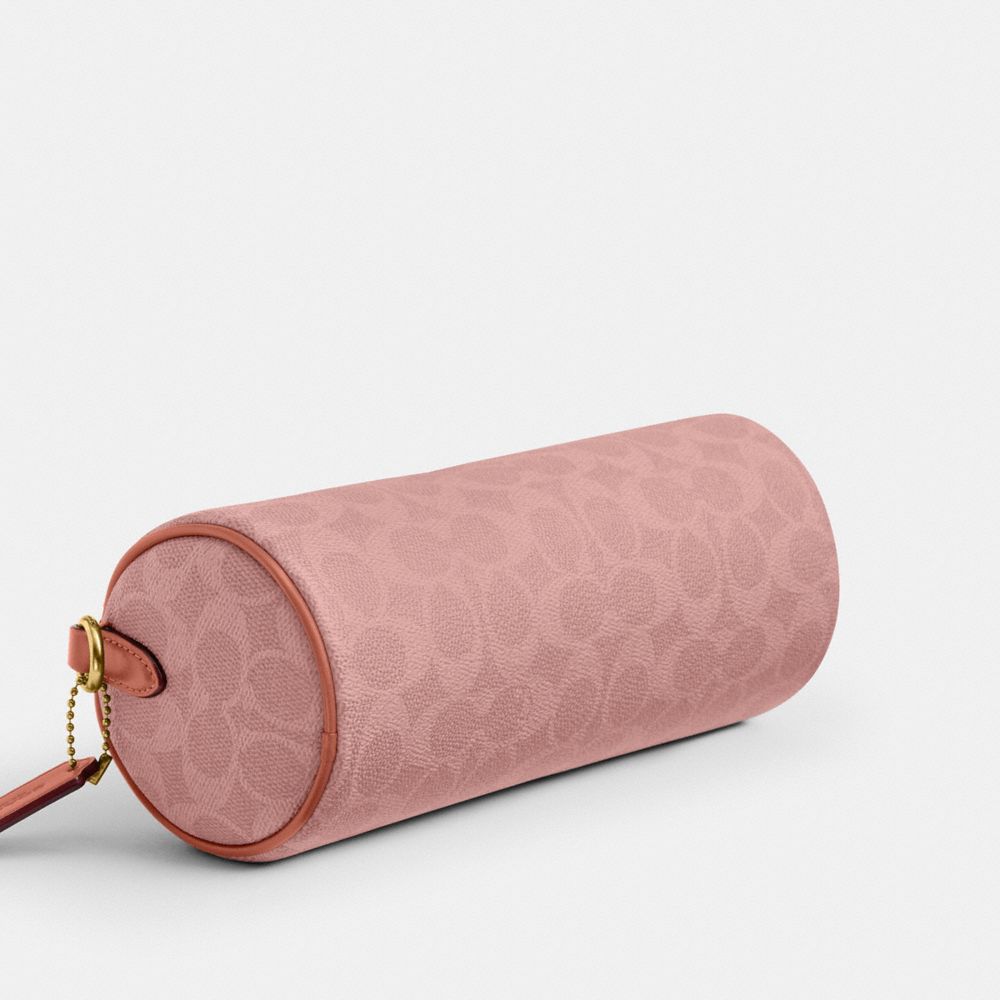 Женские сумки Coach Barrel Bag In Signature Canvas — фото 6