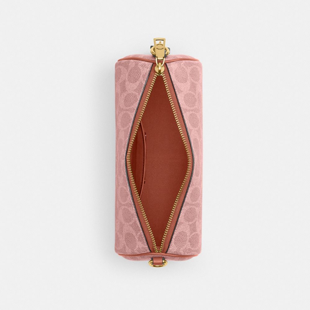 Женские сумки Coach Barrel Bag In Signature Canvas — фото 5