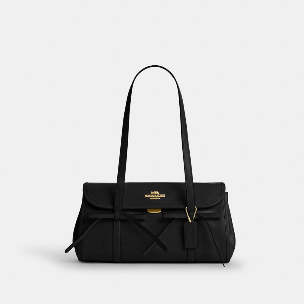 COACH®,ブリジット フラップ ショルダー バッグ・ボウ,ショルダーバッグ,ﾌﾞﾗｯｸ