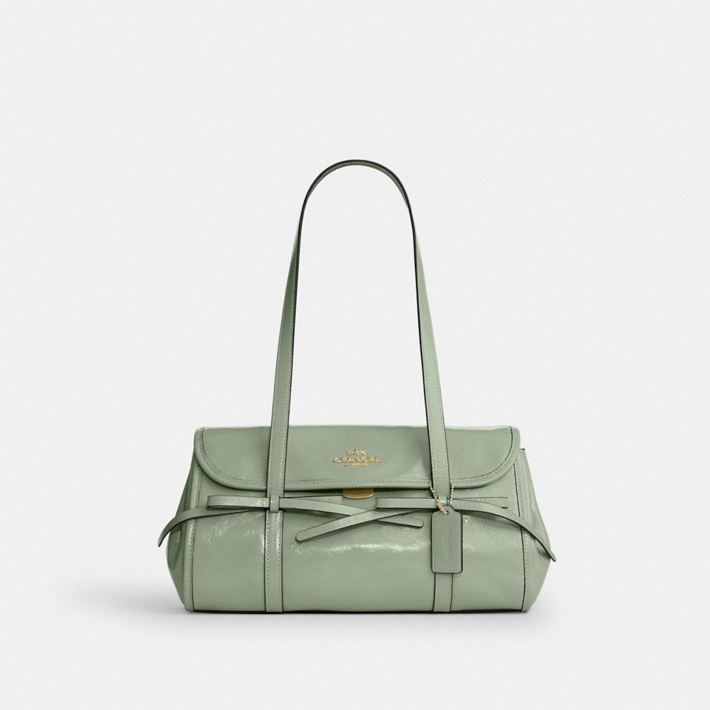 COACH®,ブリジット フラップ ショルダー バッグ・ボウ,ショルダーバッグ,ﾗｲﾄ ﾋﾟｽﾀﾁｵ