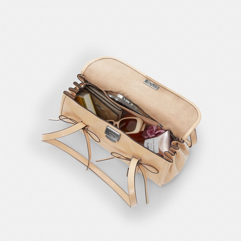 Bridget Flap Shoulder Bag With Bows