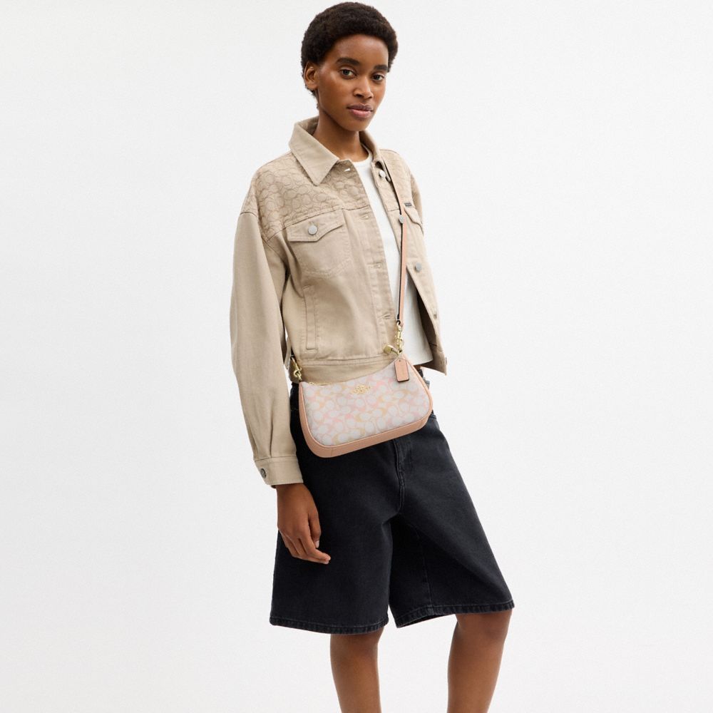 COACH®,Teri Shoulder Bag In Signature Canvas,