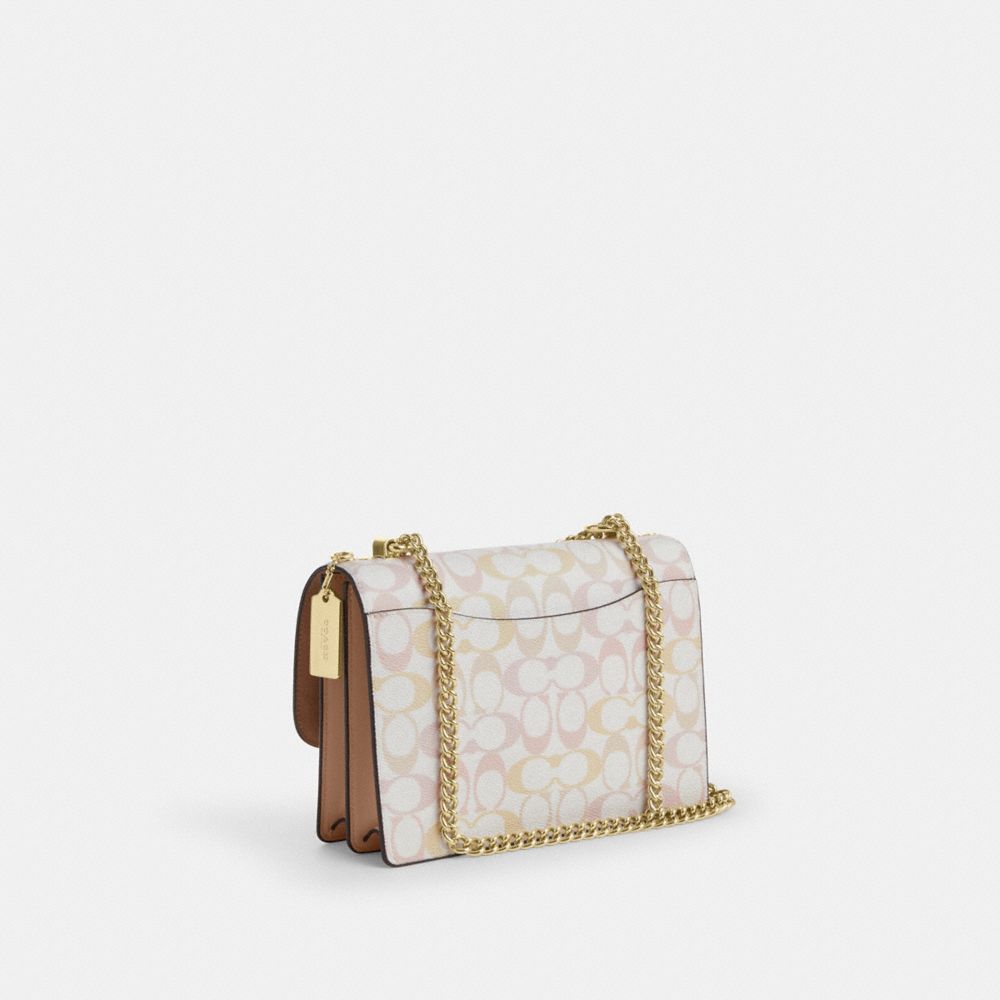 COACH®,Klare Crossbody Bag In Pretty Signature Canvas,,Angle View
