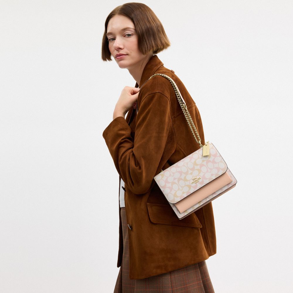 COACH®,Klare Crossbody Bag In Signature Canvas,,Detail View