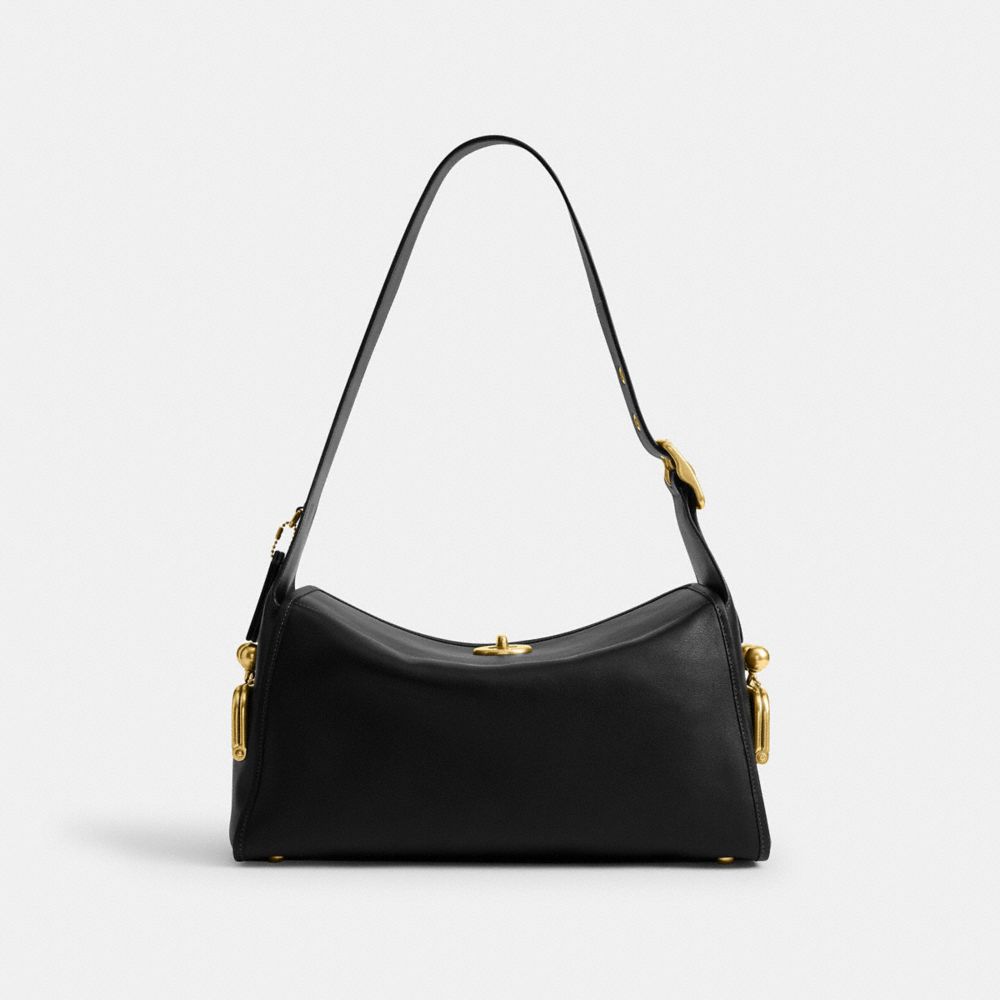 COACH®,Turnlock Haversack Bag,,Back View