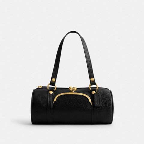 Женские сумки Coach Kisslock Barrel Bag