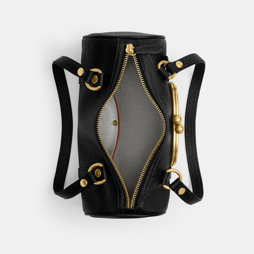 Женские сумки Coach Kisslock Barrel Bag — фото 4
