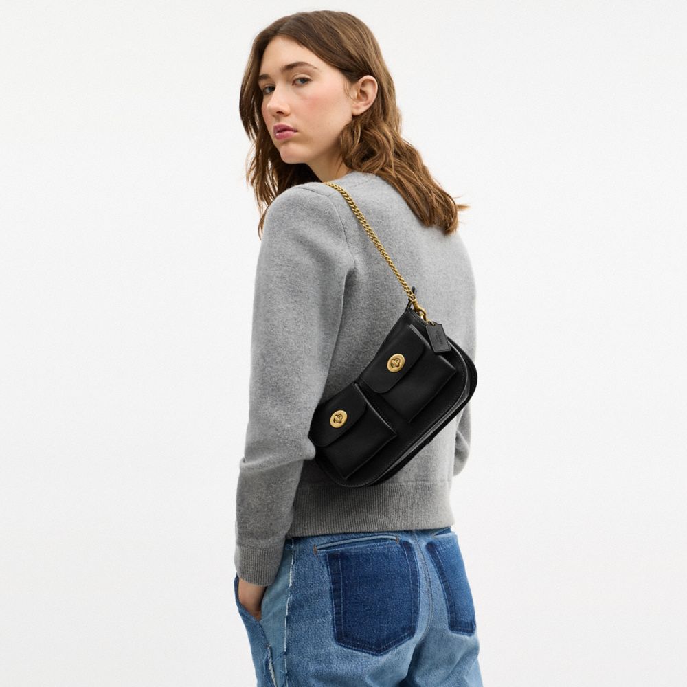 Женские сумки Coach Twin Turnlock Waverly Bag — фото 10