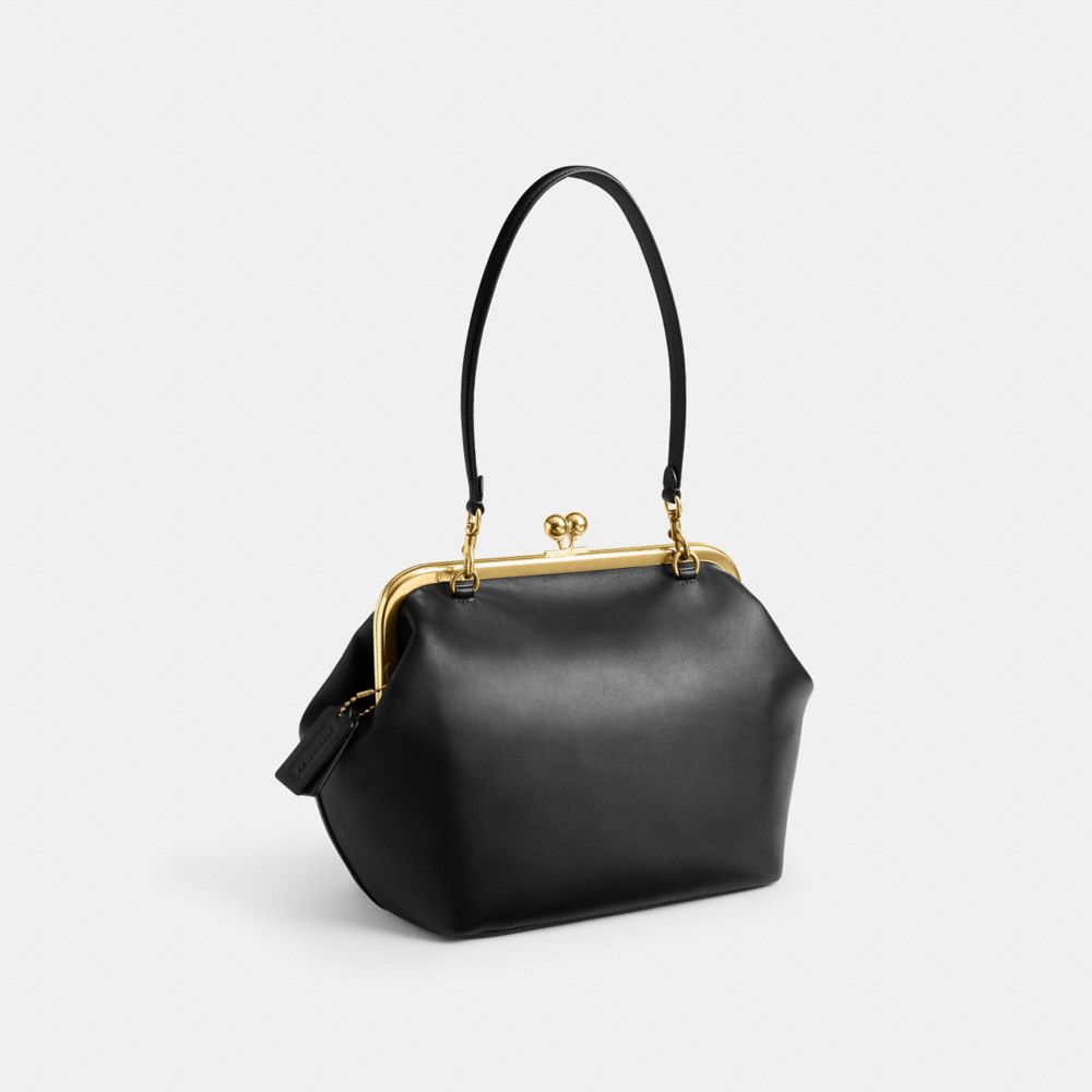 COACH®,Kisslock Frame Bag 27,,Angle View