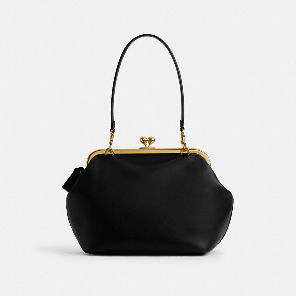 COACH®,Kisslock Frame Bag 27,,Back View