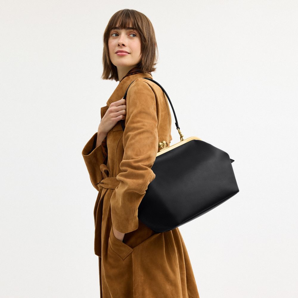 Женские сумки Coach Kisslock Frame Bag 27 — фото 6