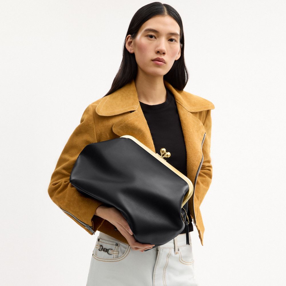 COACH®,Kisslock Frame Bag 27,,Detail View