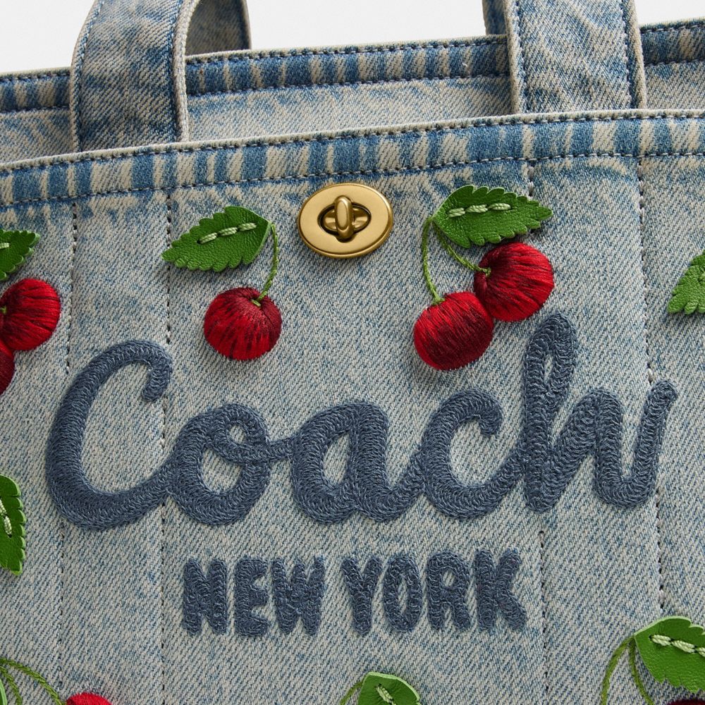 カーゴトートバッグ26・チェリーエンブロイダリー 6