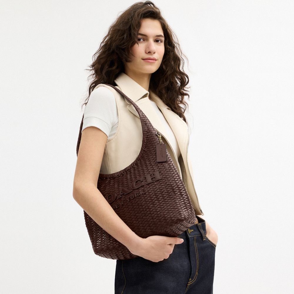 COACH®,Brooklyn Shoulder Bag 34,,Detail View