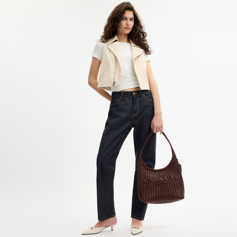 COACH®,Brooklyn Shoulder Bag 34,,Detail View