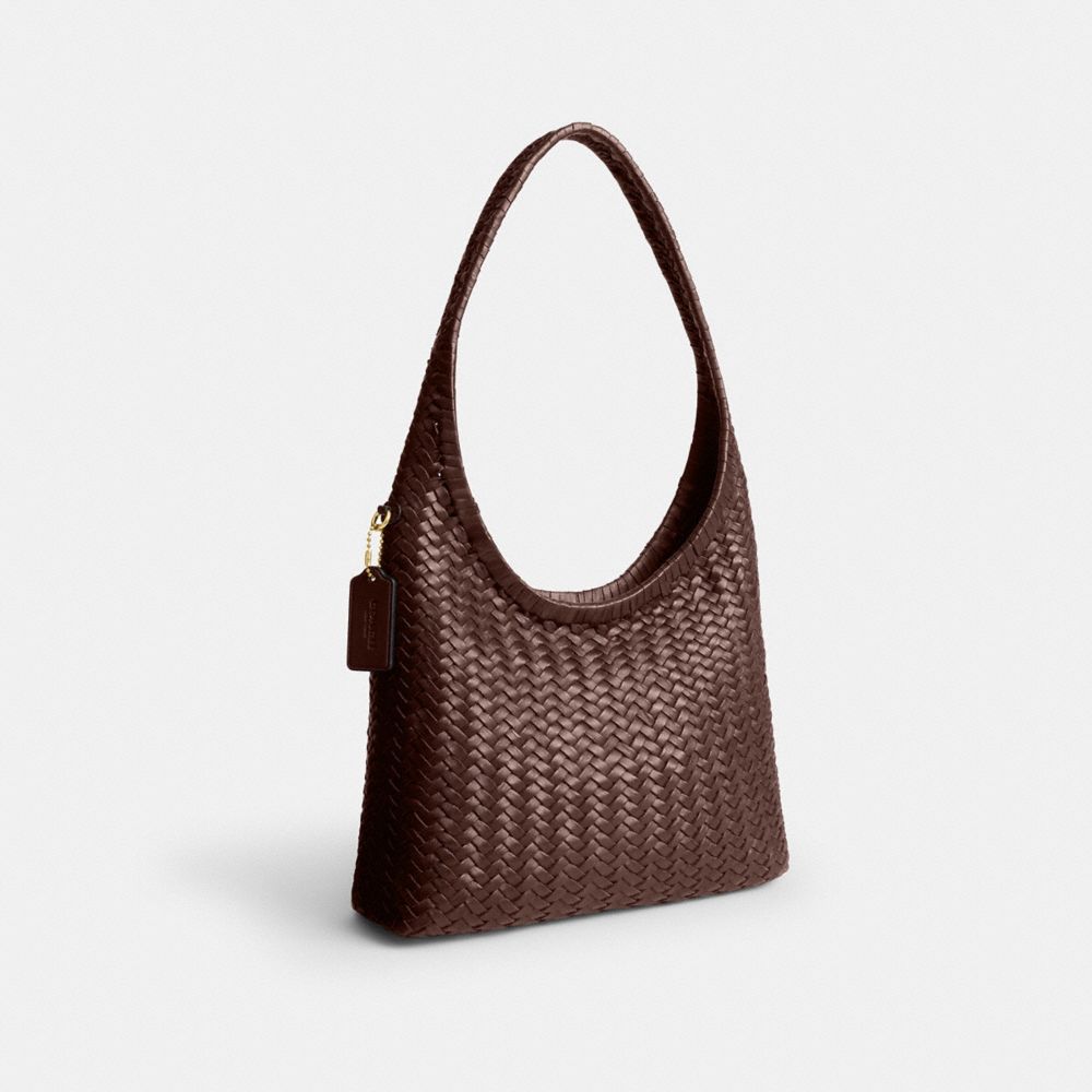 COACH®,Brooklyn Shoulder Bag 28,,Angle View