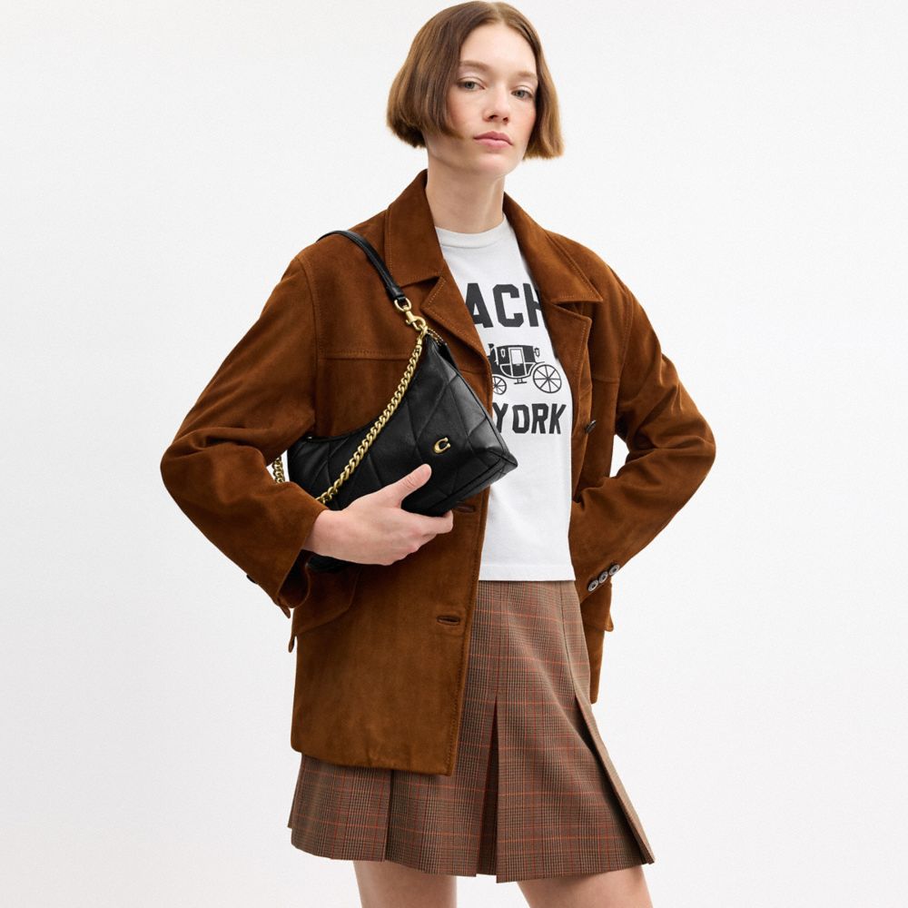 COACH®,Juliet Shoulder Bag 25 With Quilting,,Detail View