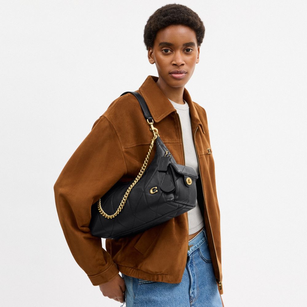Женские сумки Coach Pocket Juliet Bag 30 With Quilting — фото 8