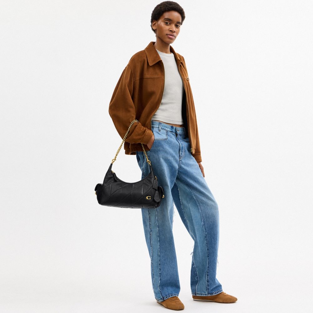 Женские сумки Coach Pocket Juliet Bag 30 With Quilting — фото 9