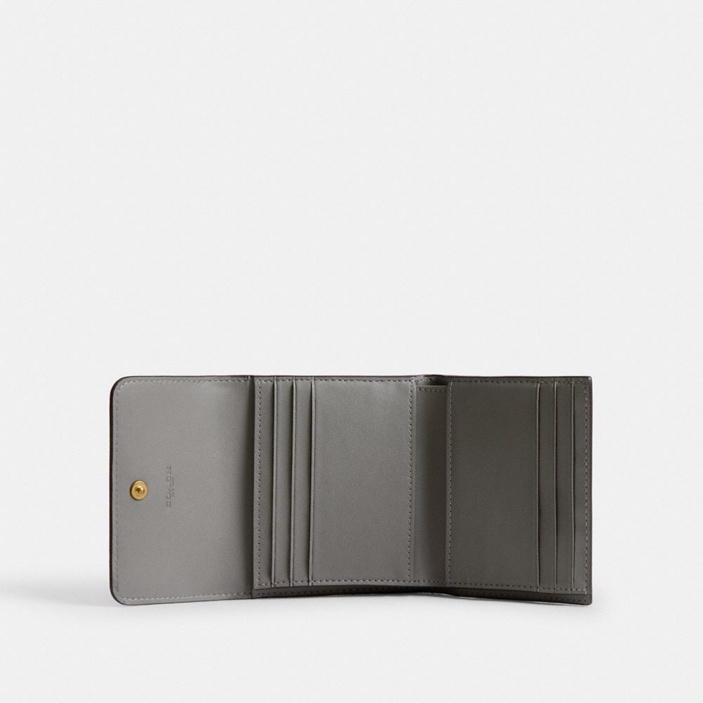 Coach Mila Small Flap Wallet With Heart Print — фото 3