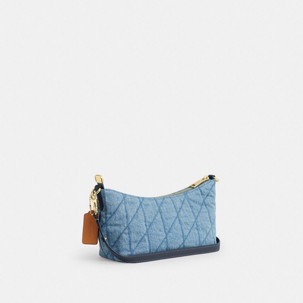 COACH®,Caitlin Shoulder Bag With Quilting,,Angle View