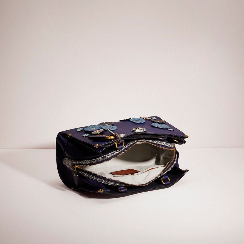 Upcrafted Mason Carryall With Snakeskin Detail
