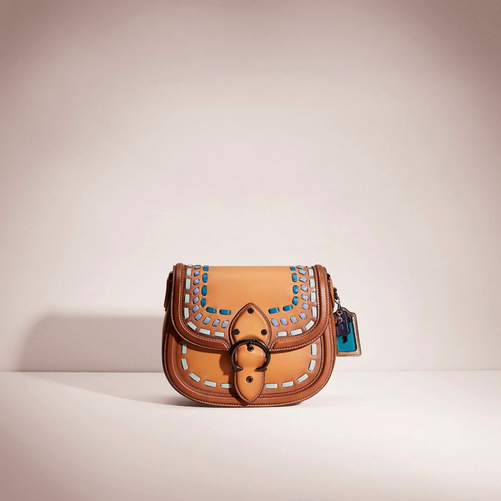 Coach whipstitch saddle bag sale