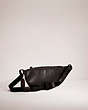 COACH®,UPCRAFTED LEAGUE BELT BAG,Black Copper/Black,Angle View