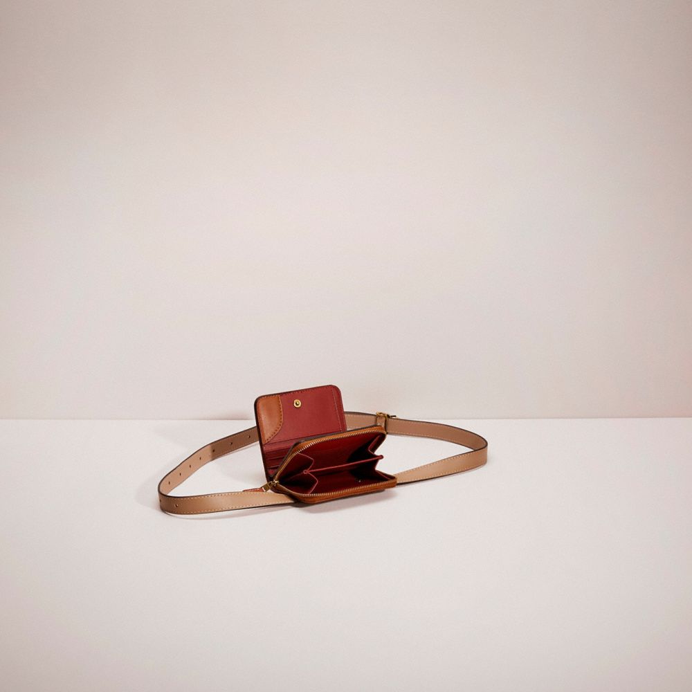 Upcrafted Billfold Wallet In Signature Textile Jacquard With Ladybug Motif Embroidery Belt Bag