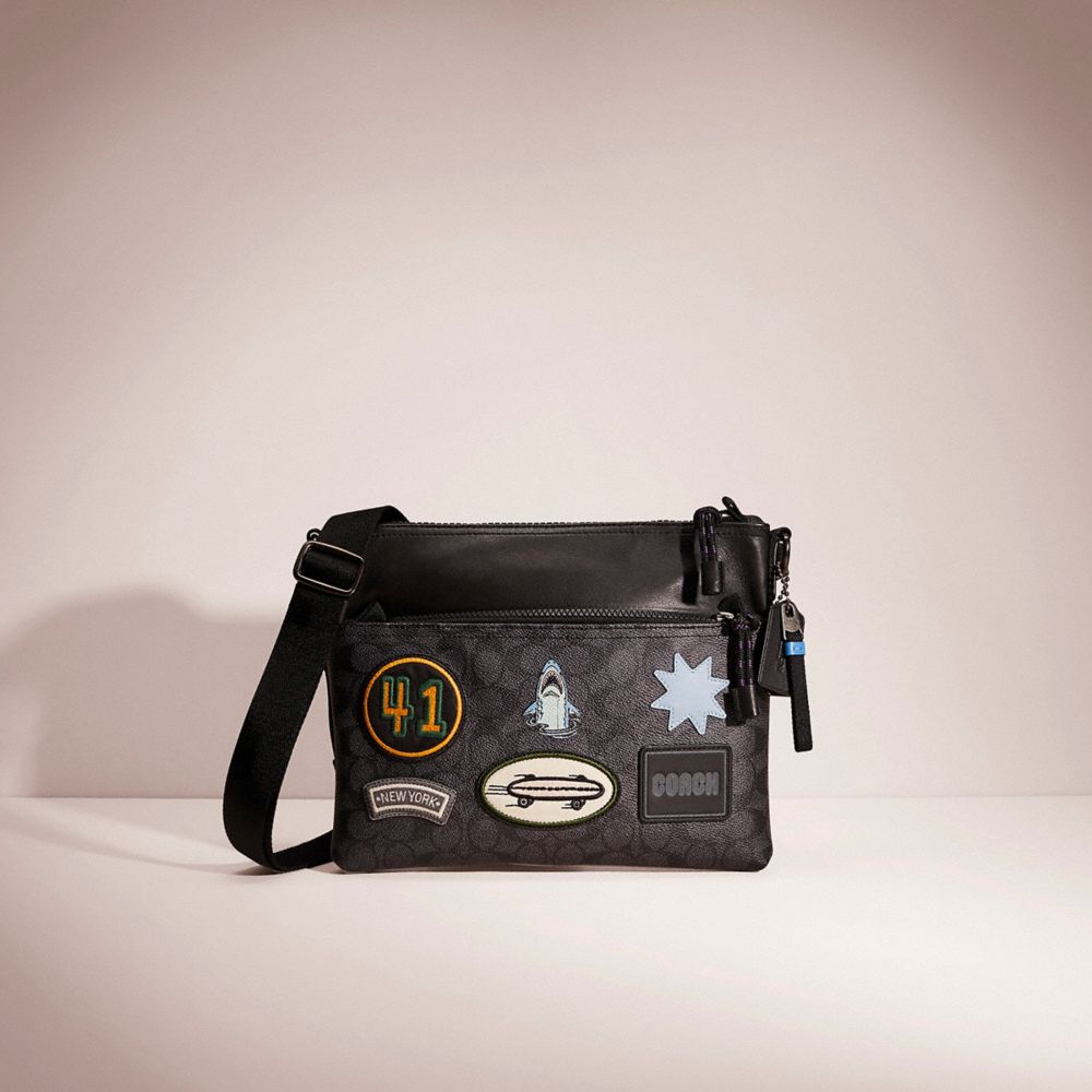 Pacer belt bag best sale crossbody with coach patch