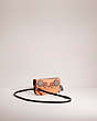 COACH®,UPCRAFTED CLUTCH,Pewter/Dark Blush,Angle View