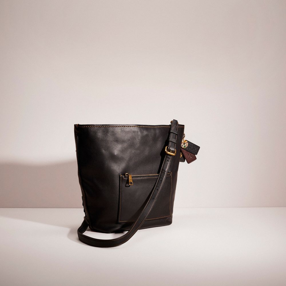 COACH® | Upcrafted Duffle Shoulder Bag With Coach Link Detail