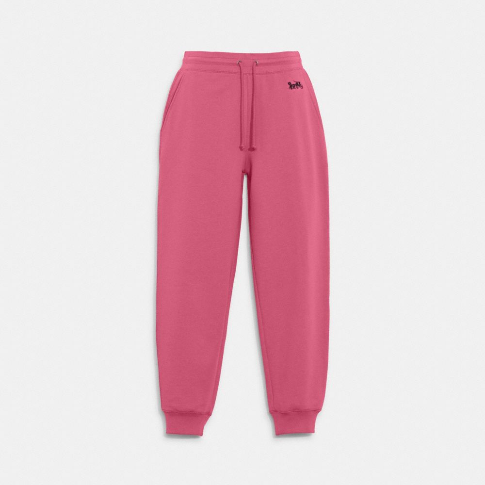 COACH®,Signature Joggers In Organic Cotton,,Front View