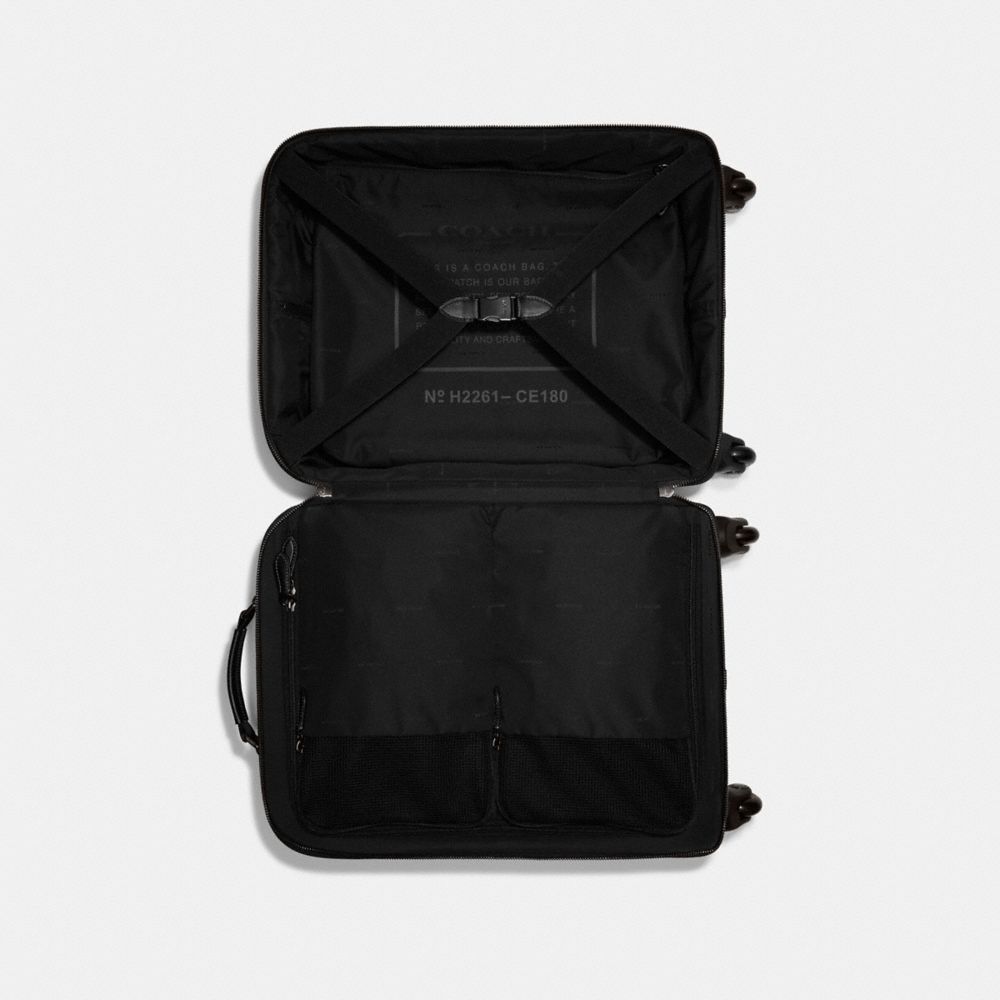 COACH Wheeled Carry On In Signature Canvas in Black for Men