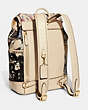COACH®,COACH X MINT + SERF CARRIAGE BACKPACK,Pebble Leather,Large,Ivory Multicolor,Angle View