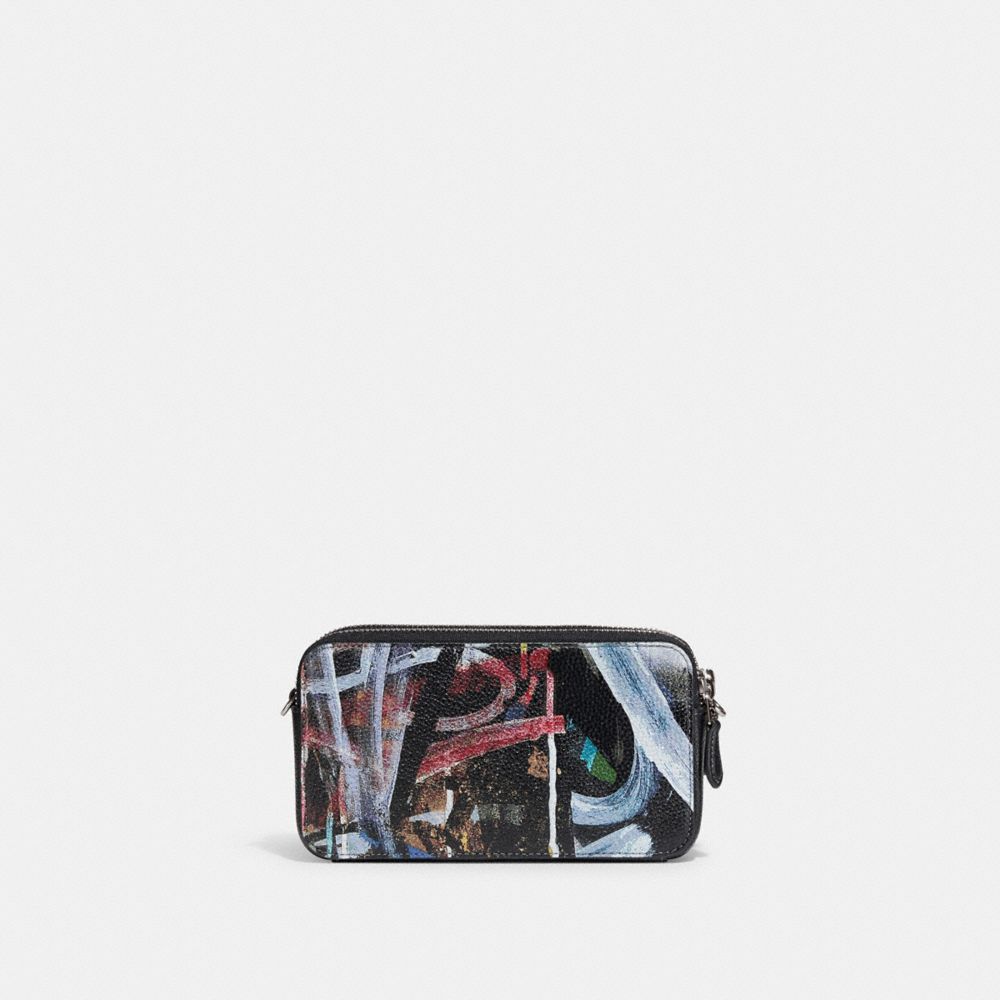 COACH®,【COACH X MINT + SERF】キラ クロスボディ,財布バッグ＆モバイルショルダー,ﾌﾞﾗｯｸ ﾏﾙﾁ