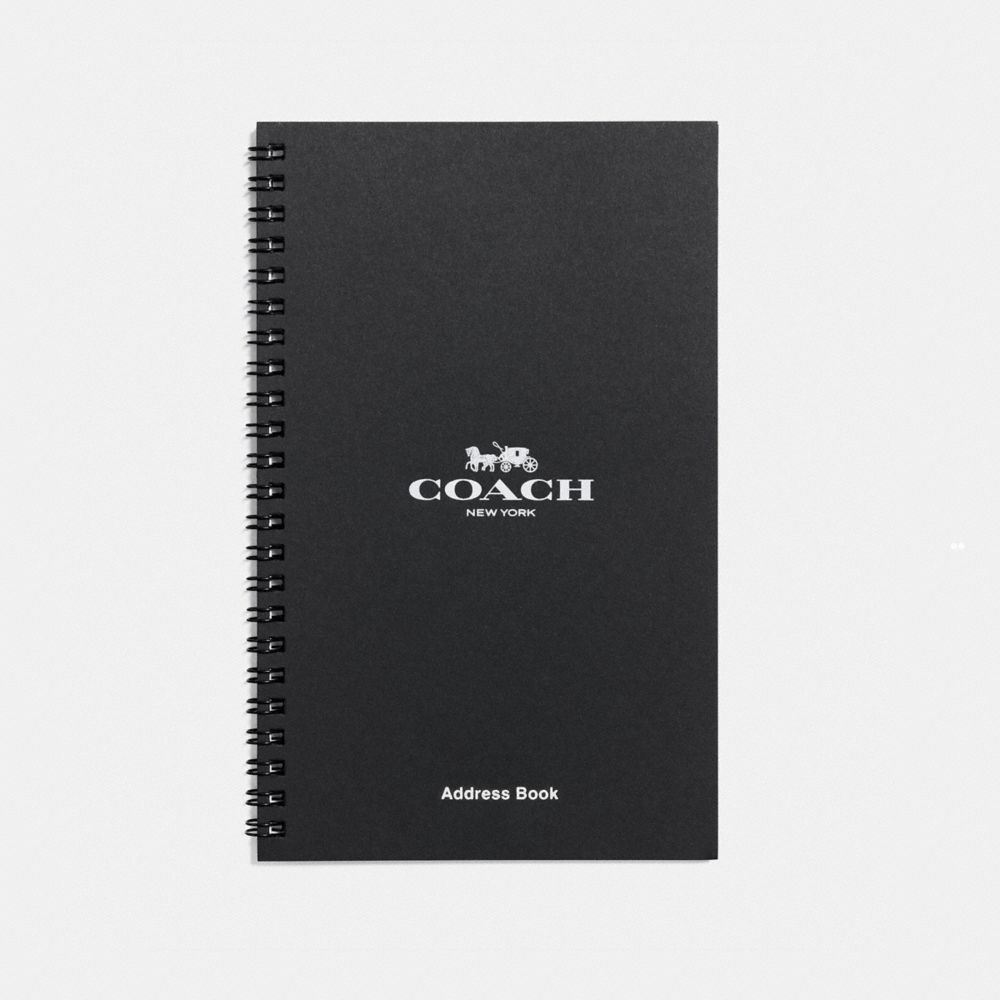 COACH® 6 X8 Spiral Address Book Refill