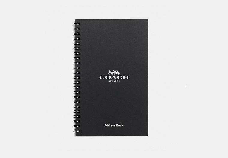COACH®,6X8 SPIRAL ADDRESS BOOK REFILL,Multi,Front View