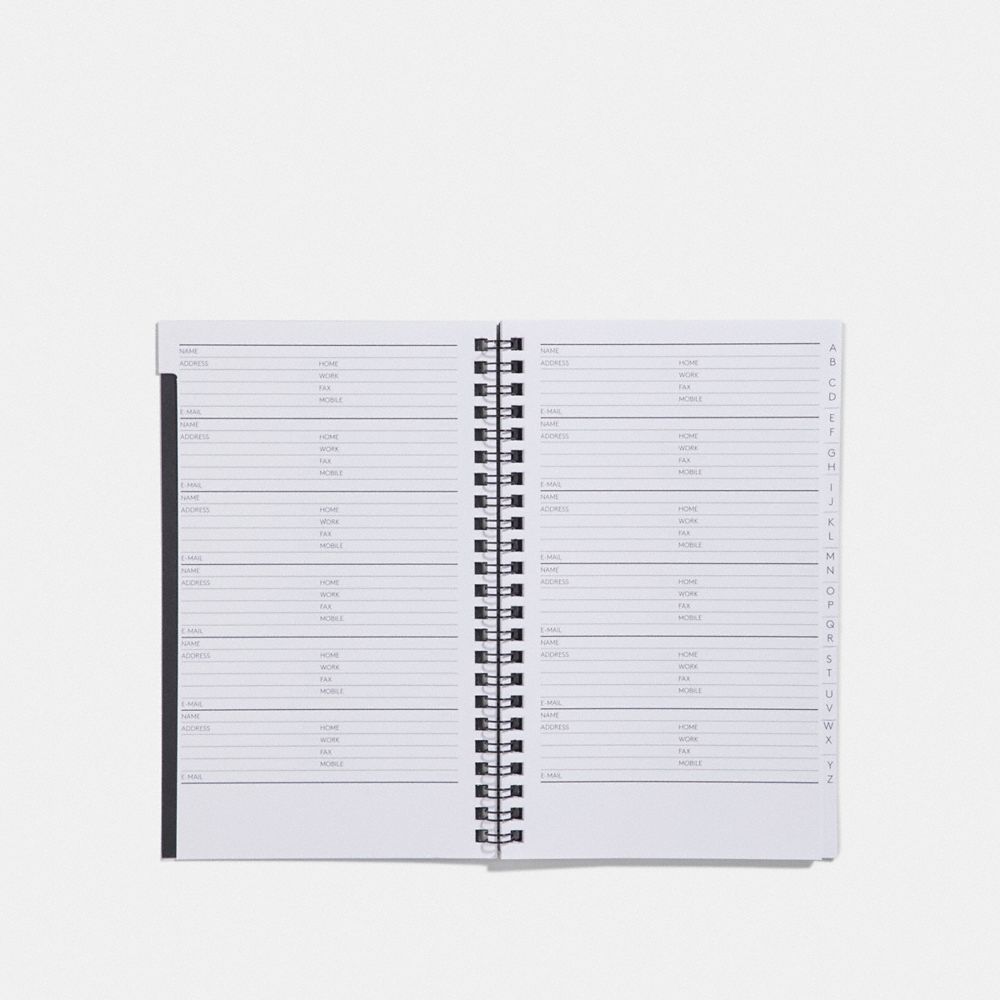 6 X8 Spiral Address Book Refill