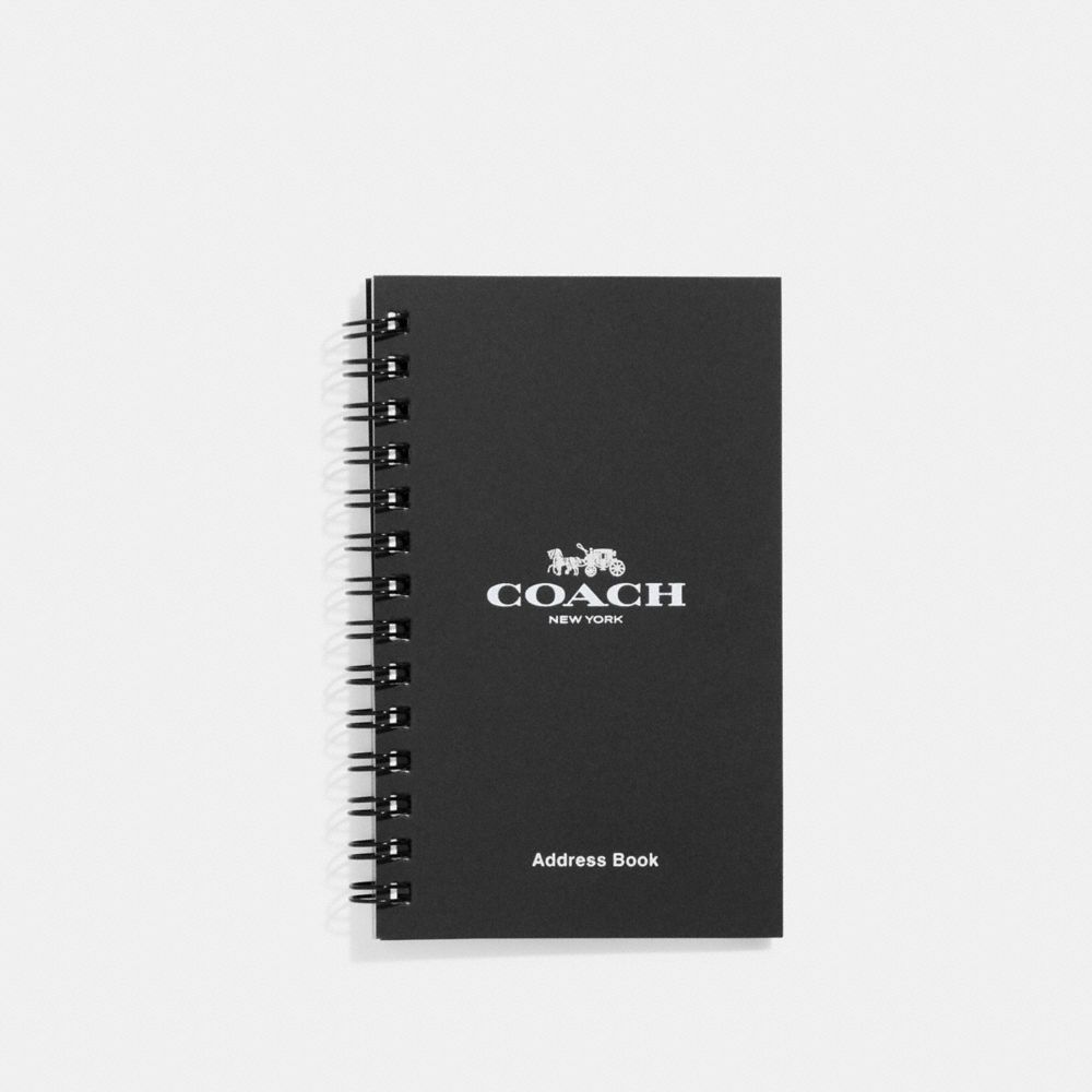 COACH®,3X5 SPIRAL ADDRESS BOOK REFILL,Multi,Front View