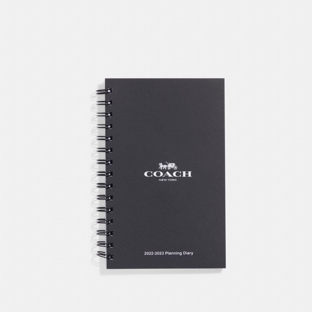 COACH®,2022 - 2023 6X8 SPIRAL DIARY BOOK,Multi,Front View