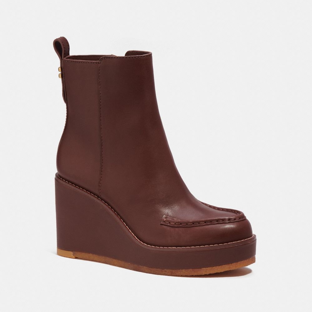 COACH®,BRADY BOOTIE,Walnut Brown,Front View