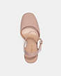 COACH®,ISABELLA PUMP,Leather,Pale Blush,Inside View,Top View