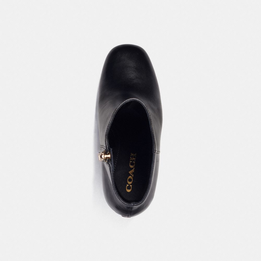 COACH®,BOTTINE IONA,Cuir,Noir,Inside View,Top View