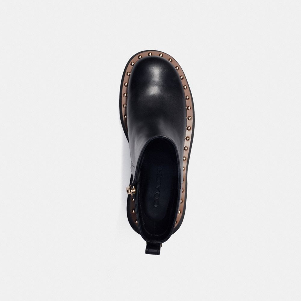 レビュー高評価の商品 Coachヴァネサ ブーティ(本革、5センチヒール) - 靴