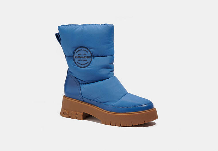 COACH®,RYA BOOT,mixedmaterial,Sky Blue,Front View image number 0